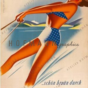 Nivea Sonnenschutz - Vintage Poster