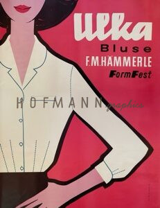 Ulka Bluse (F.M. Hämmerle), ca. 1950er Jahre