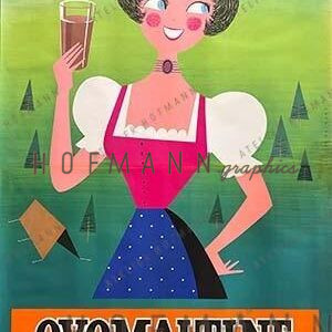 Ovomaltine - Der Reisebegleiter - Vintage Poster